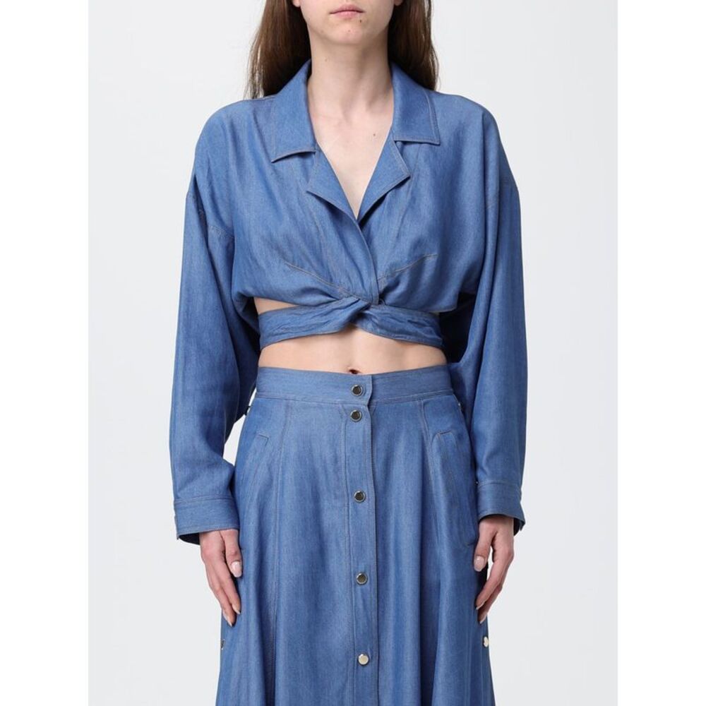 Simona Corsellini Top Woman Denim